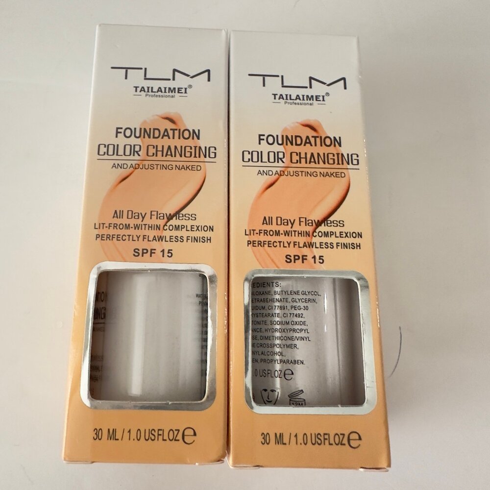 TLM Tailaimei Color Changing Foundation SPF 15 30ml (Bundle)